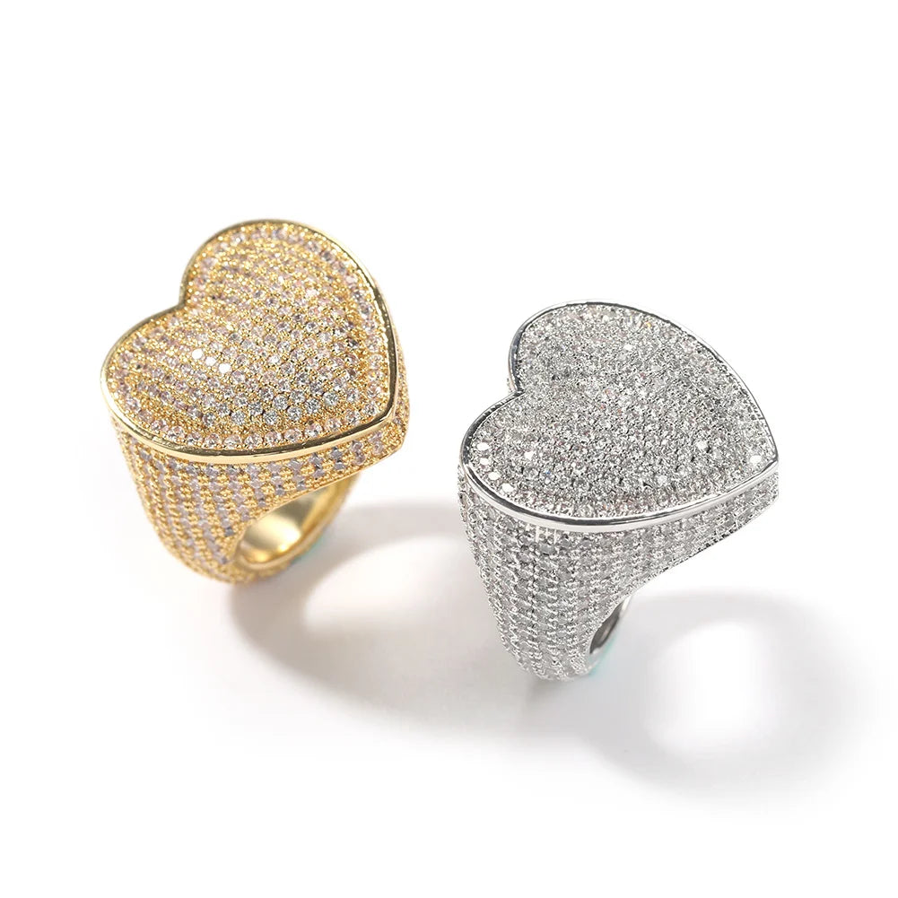 Heart Cubic Zirconia Bling Jewelry