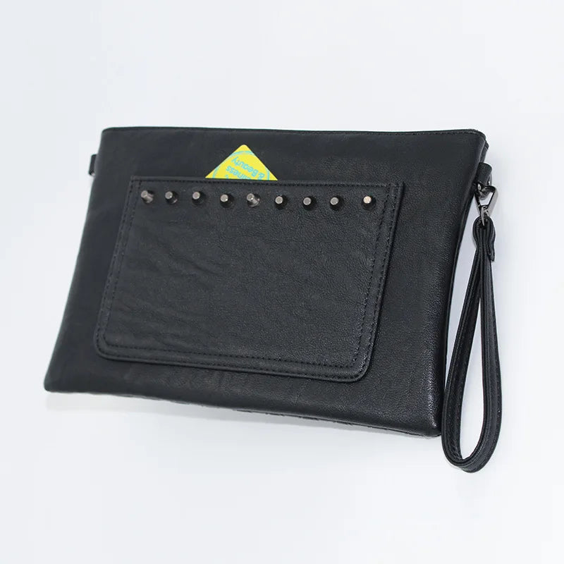 Unisex Punk Style Clutch Skull Envelop Bag