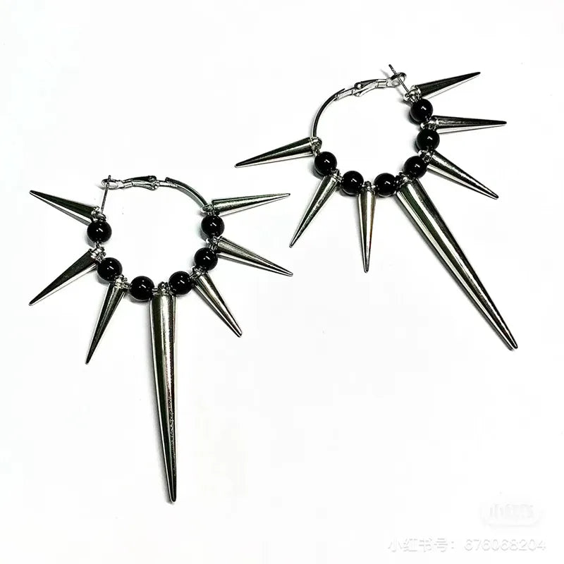 Rivet Hoop Earrings