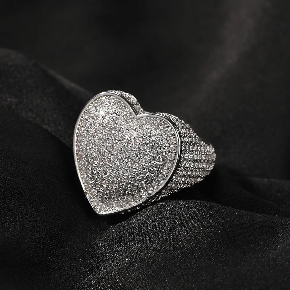 Heart Cubic Zirconia Bling Jewelry